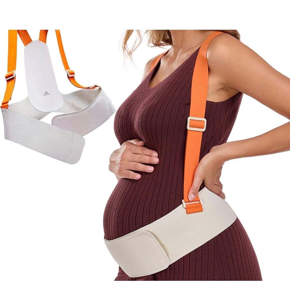 QEESMEI Belly Bands for Pregnant Women, Pregnancy Belly Band with Adjustable Sup
